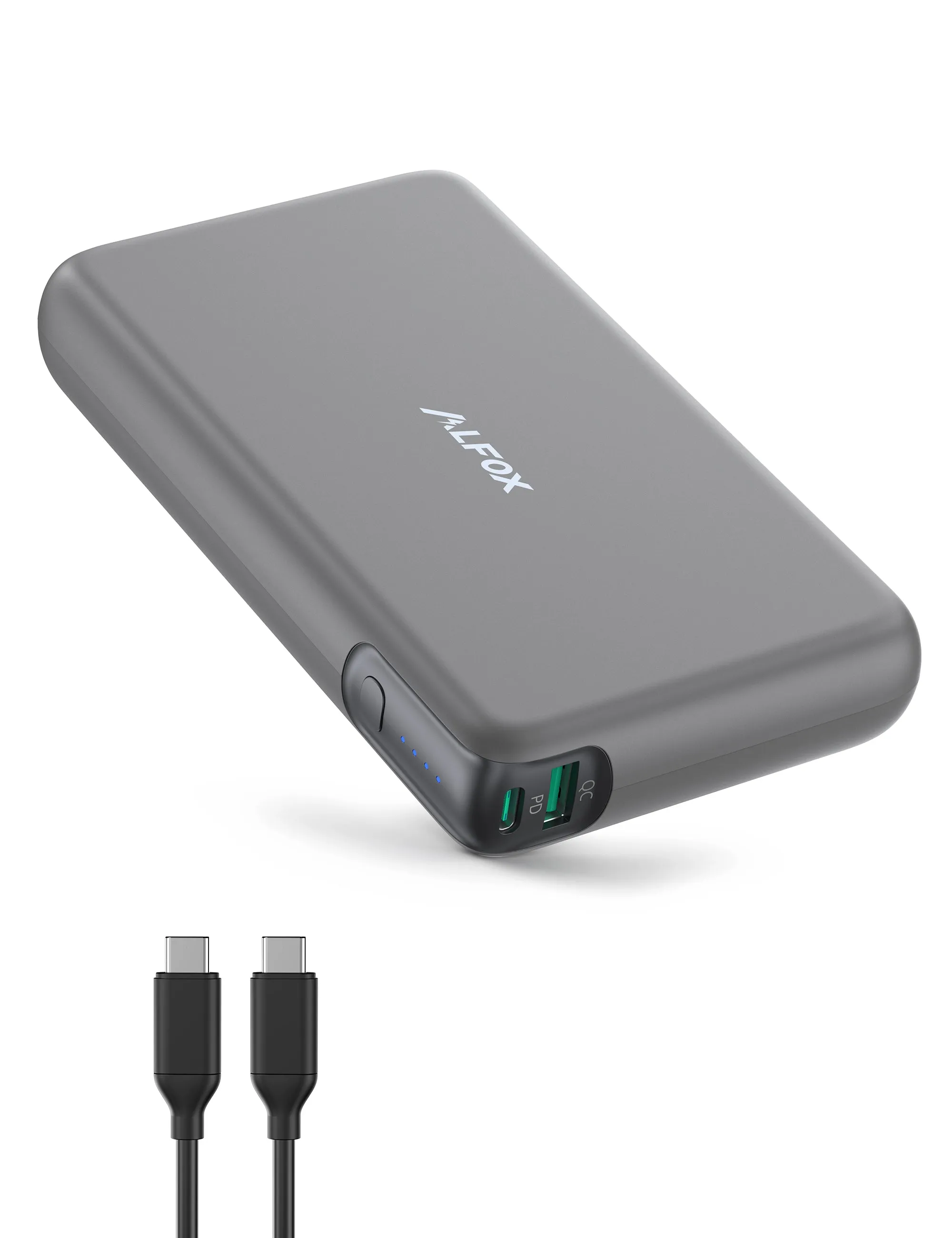 Alfox 30000mAh 100W 2-Port PD 3.0   QC 3.0 Power Bank