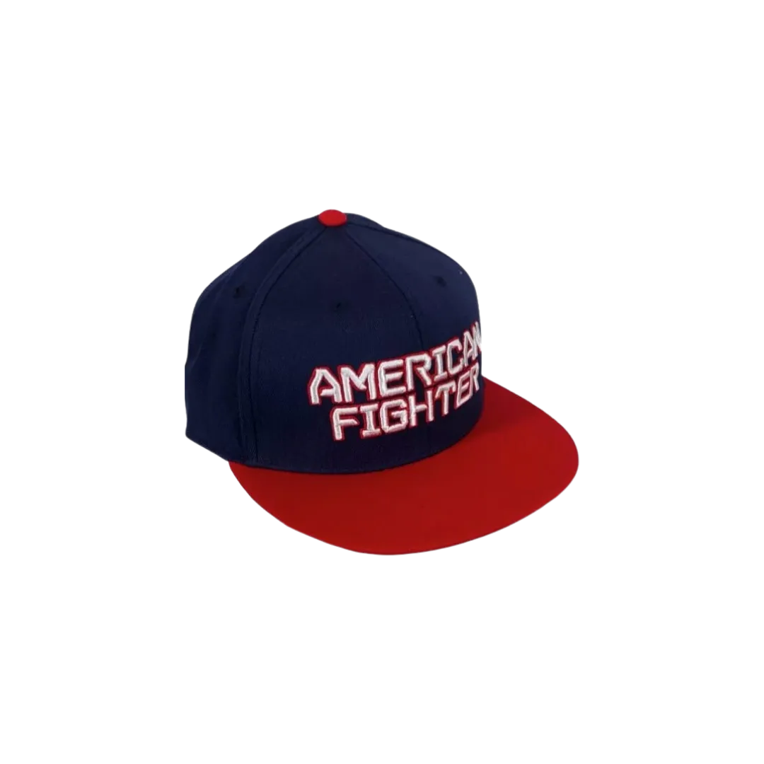 American Fighter Men's Blue Logo Embroidered Baseball Cap