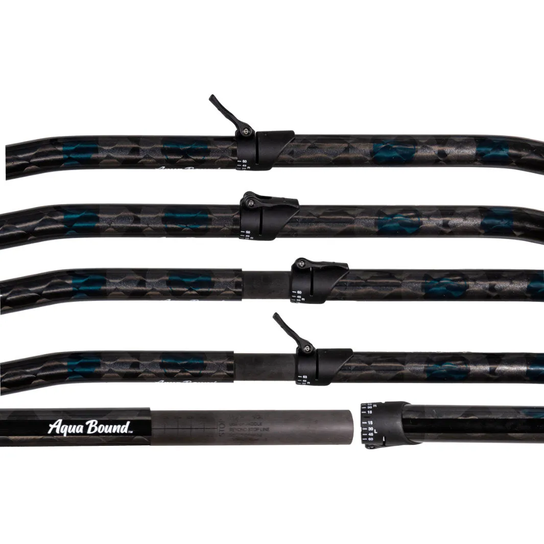 Aqua-Bound Aerial Minor Carbon Versa-Lok Bent Shaft 2-Piece Kayak Paddle