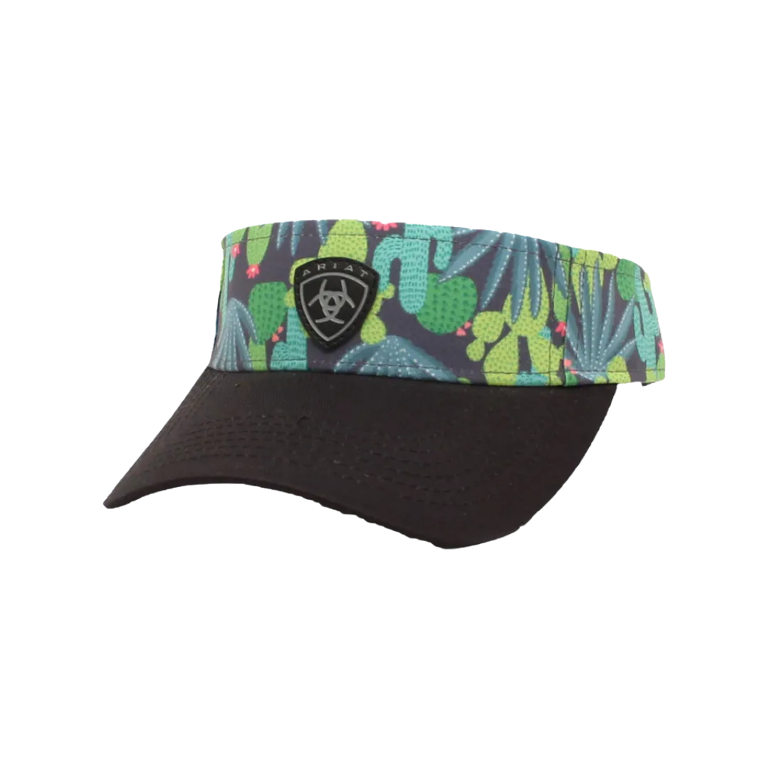 Ariat Black Logo Patch Cactus Visor