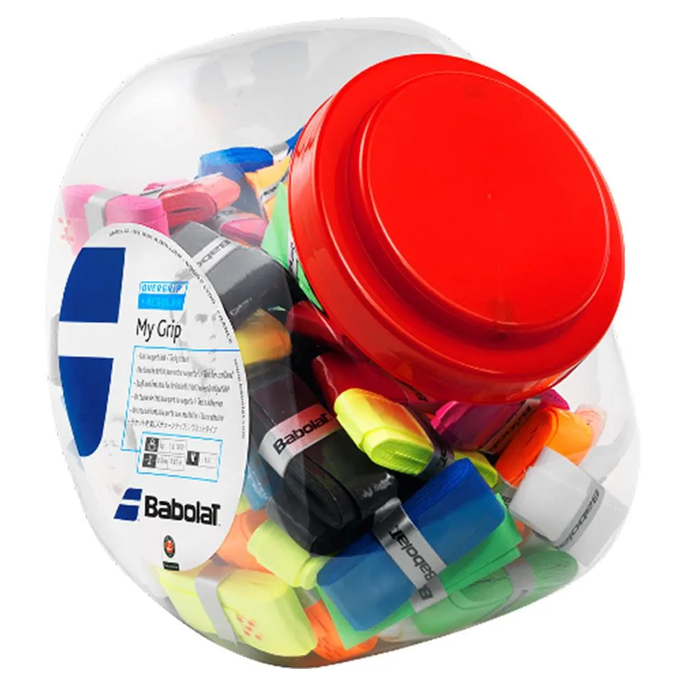 Babolat Jar Overgrips (X70) Assorted for Padel & Tennis Rackets