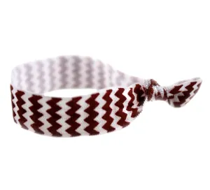 Chevron Brown Hair Tie (SKU 6057)