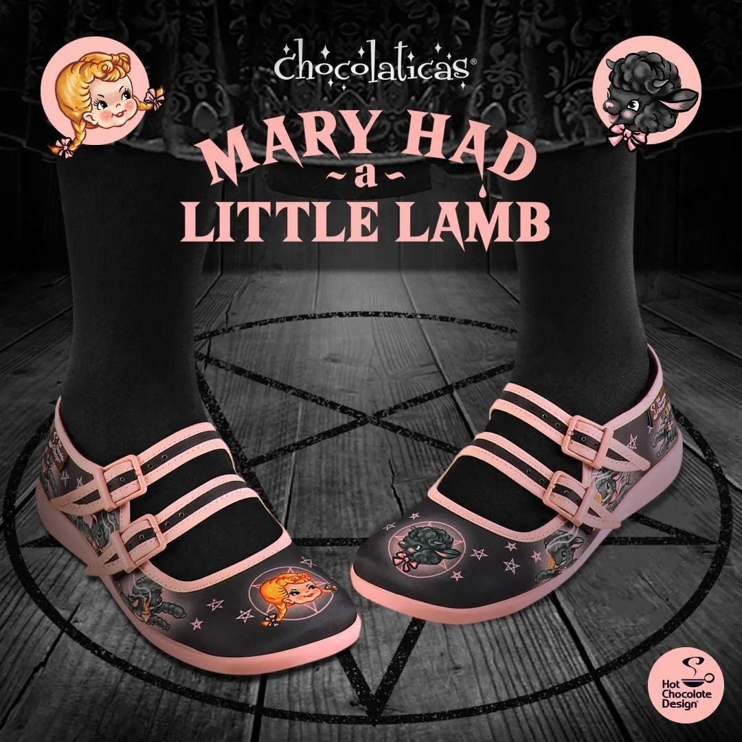 Chocolaticas® MARY HAD A LITTLE LAMB Women's Mary Jane Flat