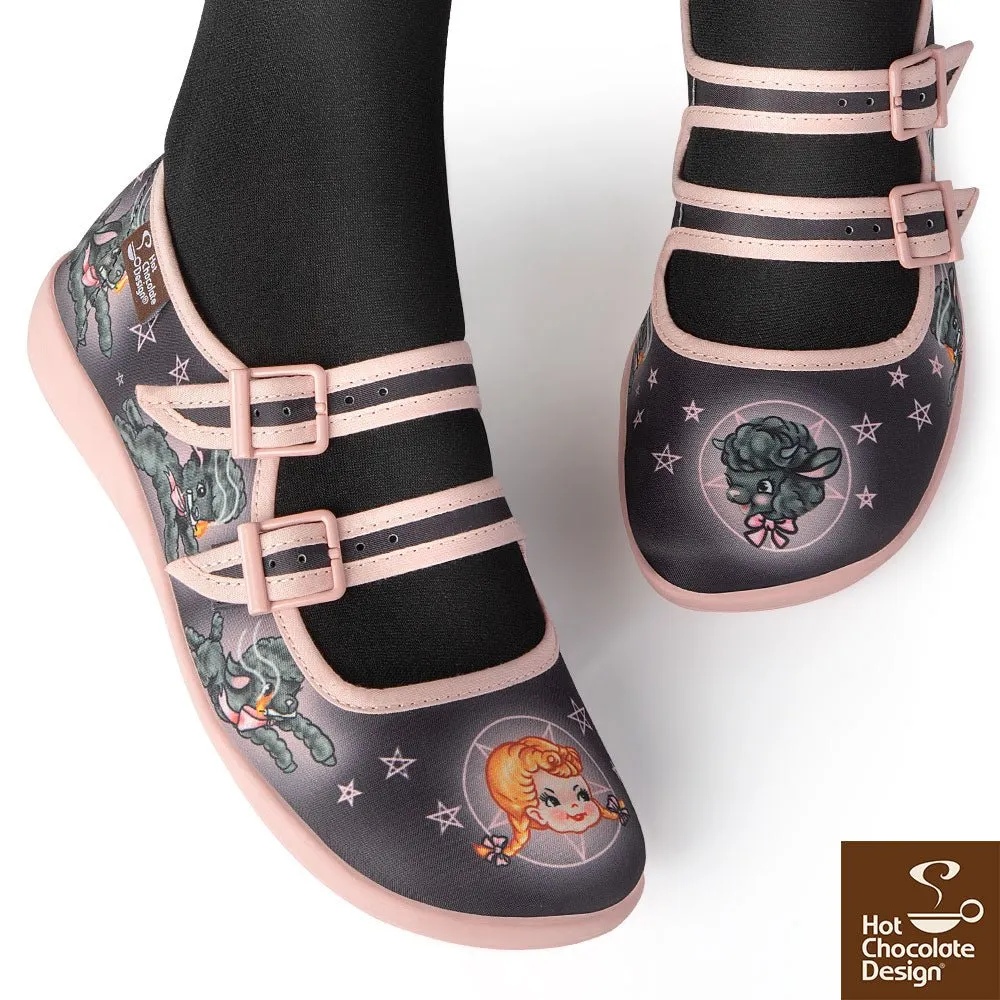 Chocolaticas® MARY HAD A LITTLE LAMB Women's Mary Jane Flat