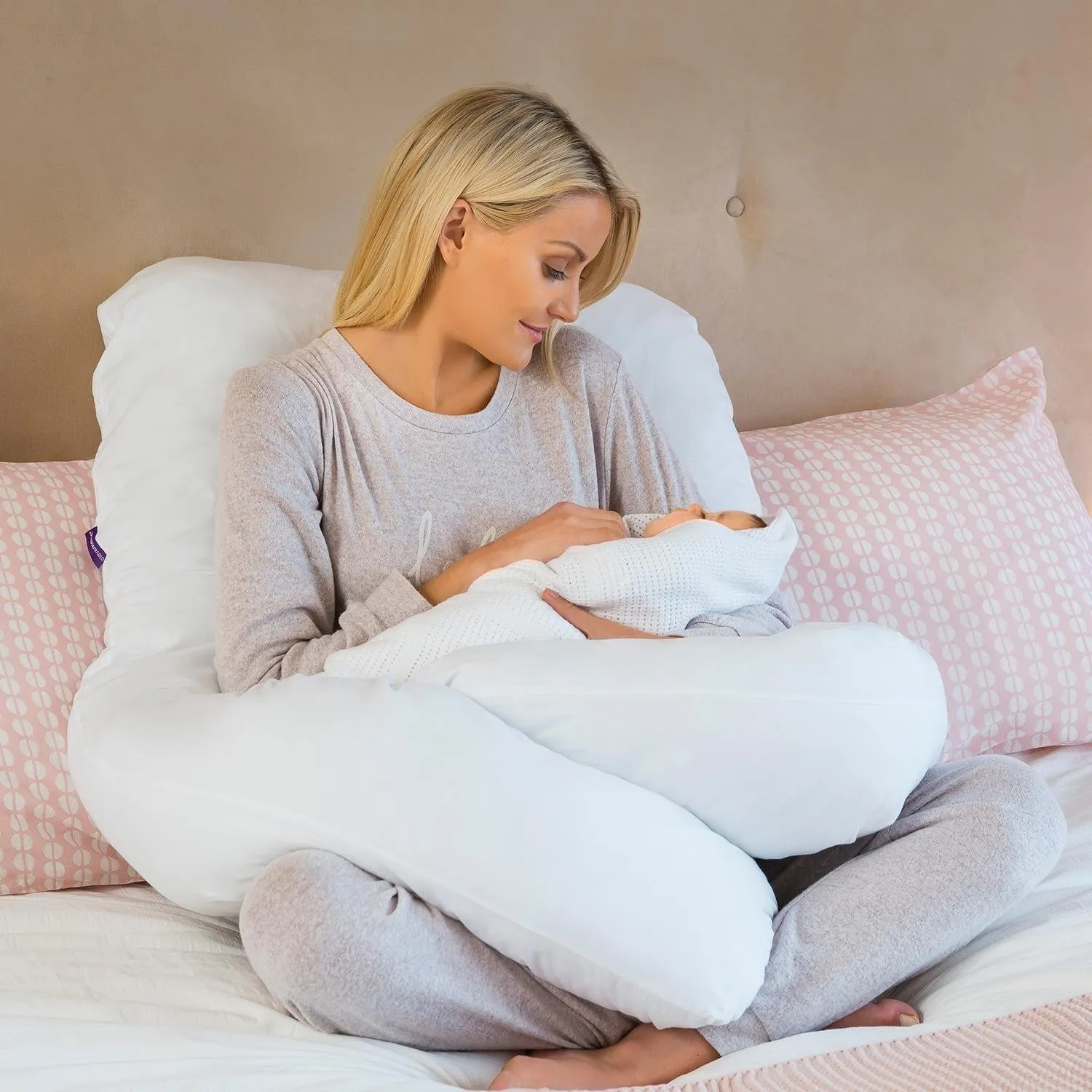 ClevaMama Therapeutic Body and Bump Maternity Pillow