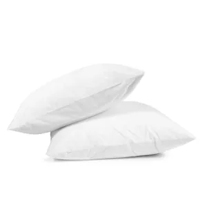 COLOR SENSE Pillows Queen Size Set of 2 | White Pillows | Comfortable and Long Lasting Pillows | Polyester Plush Pillows | Best Pillows for Side Sleepers | Queen Pillows