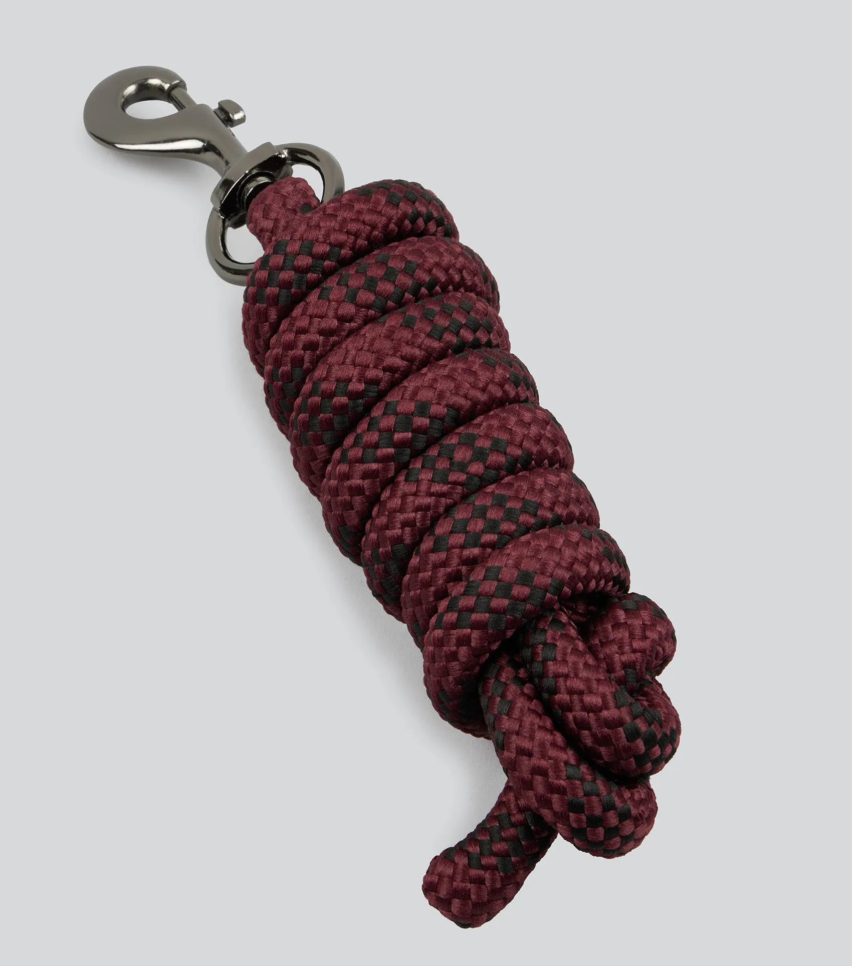 Corda Padded Head Collar with Lead Rope Burgundy