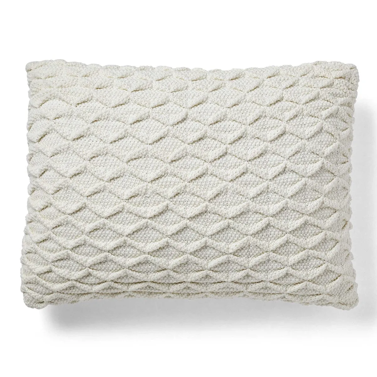 CROCHET LATTICE PILLOW