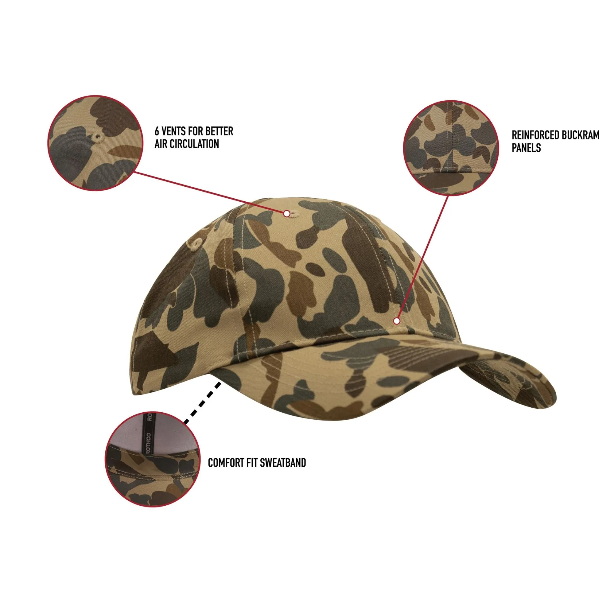 Digital Midnight Camouflage - Military Low Profile Adjustable Baseball Cap