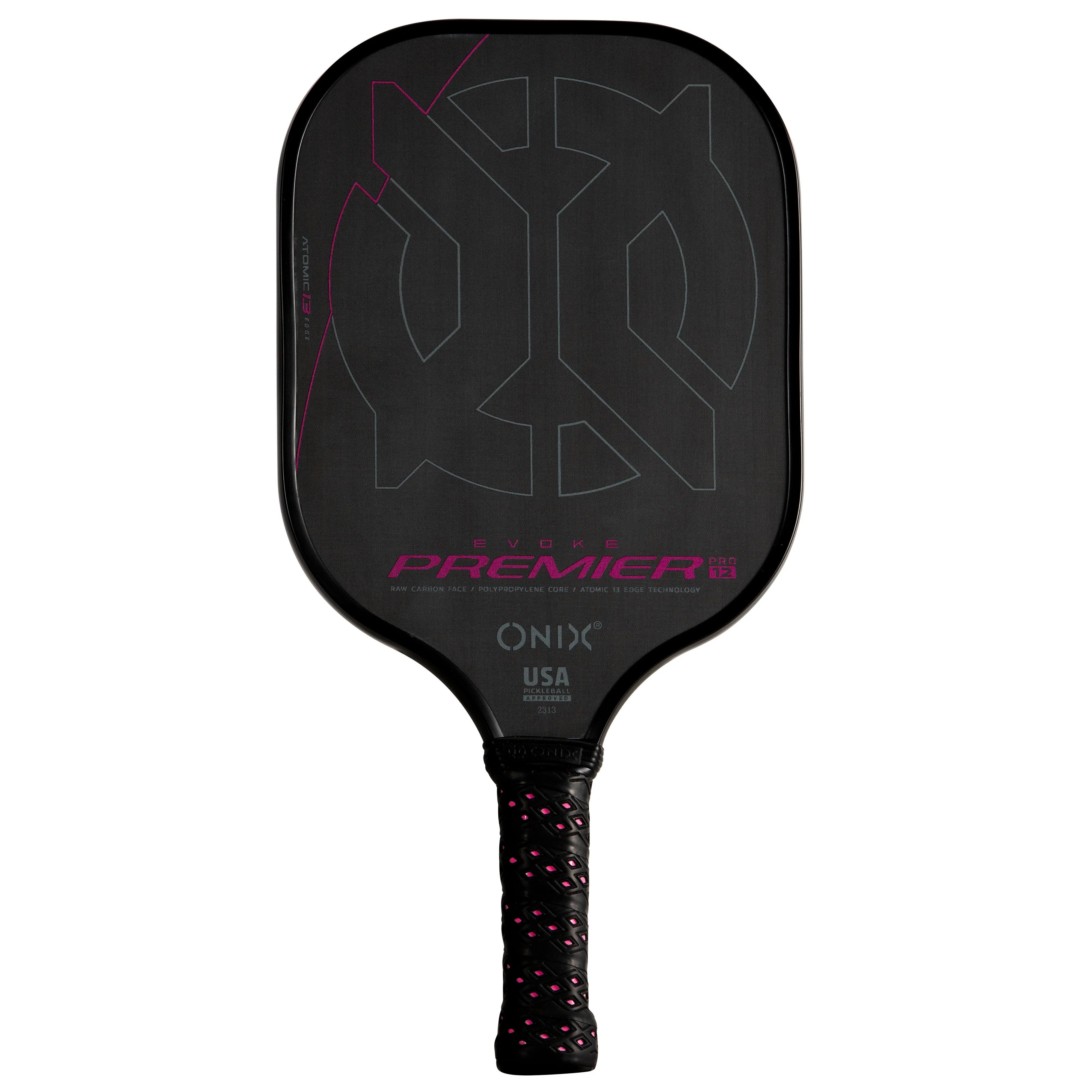 Evoke Premier Raw Carbon Fiber Pickleball Paddle