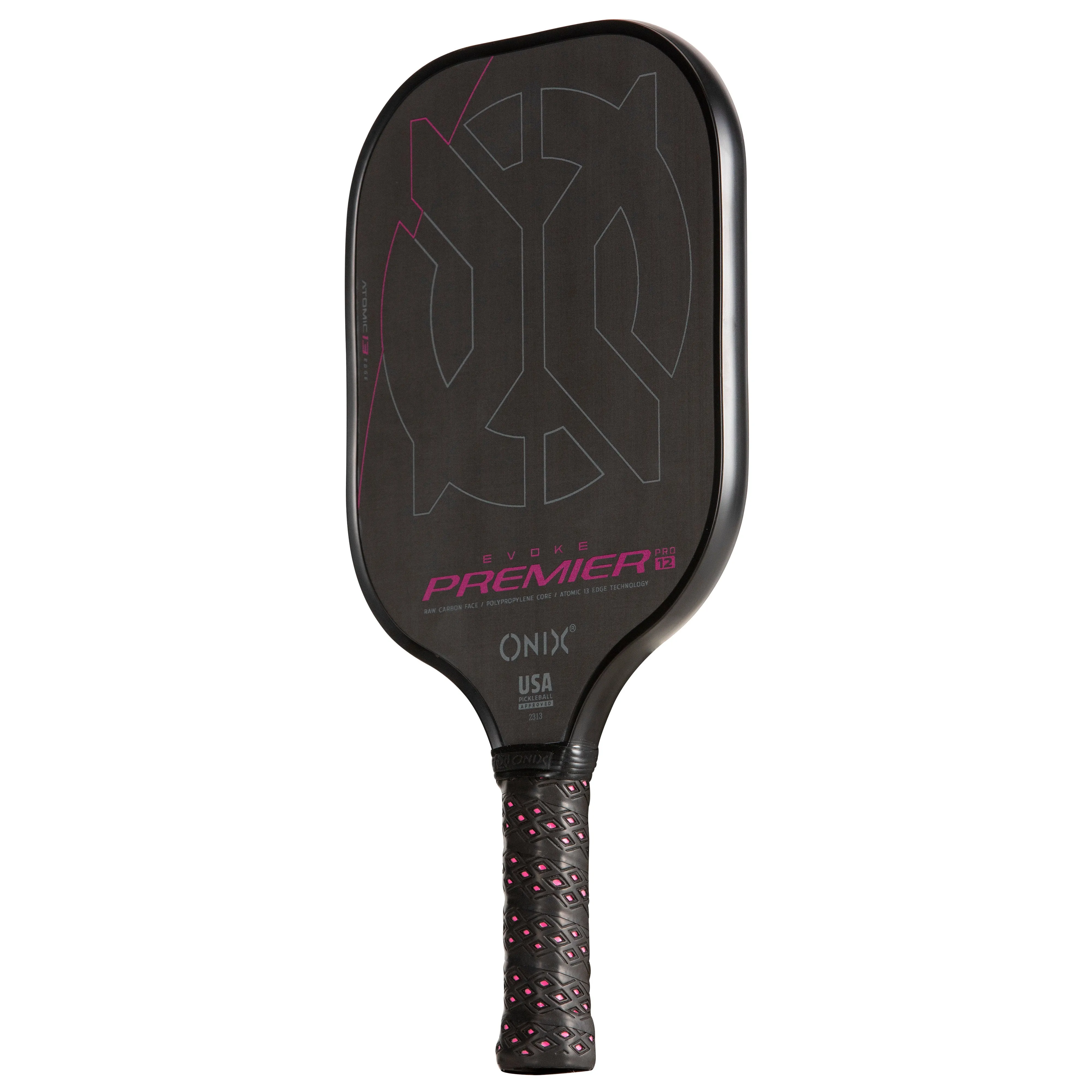 Evoke Premier Raw Carbon Fiber Pickleball Paddle