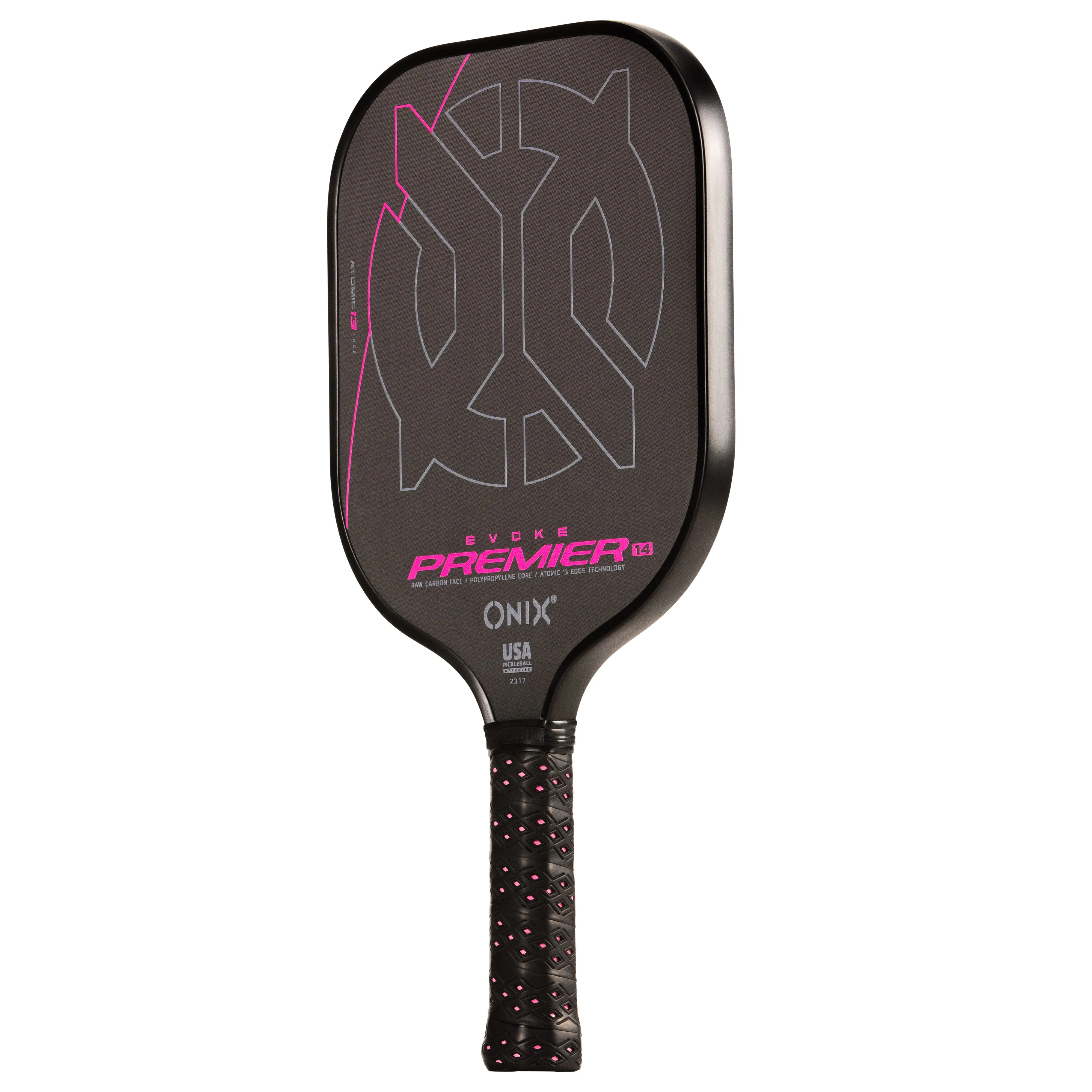 Evoke Premier Raw Carbon Fiber Pickleball Paddle