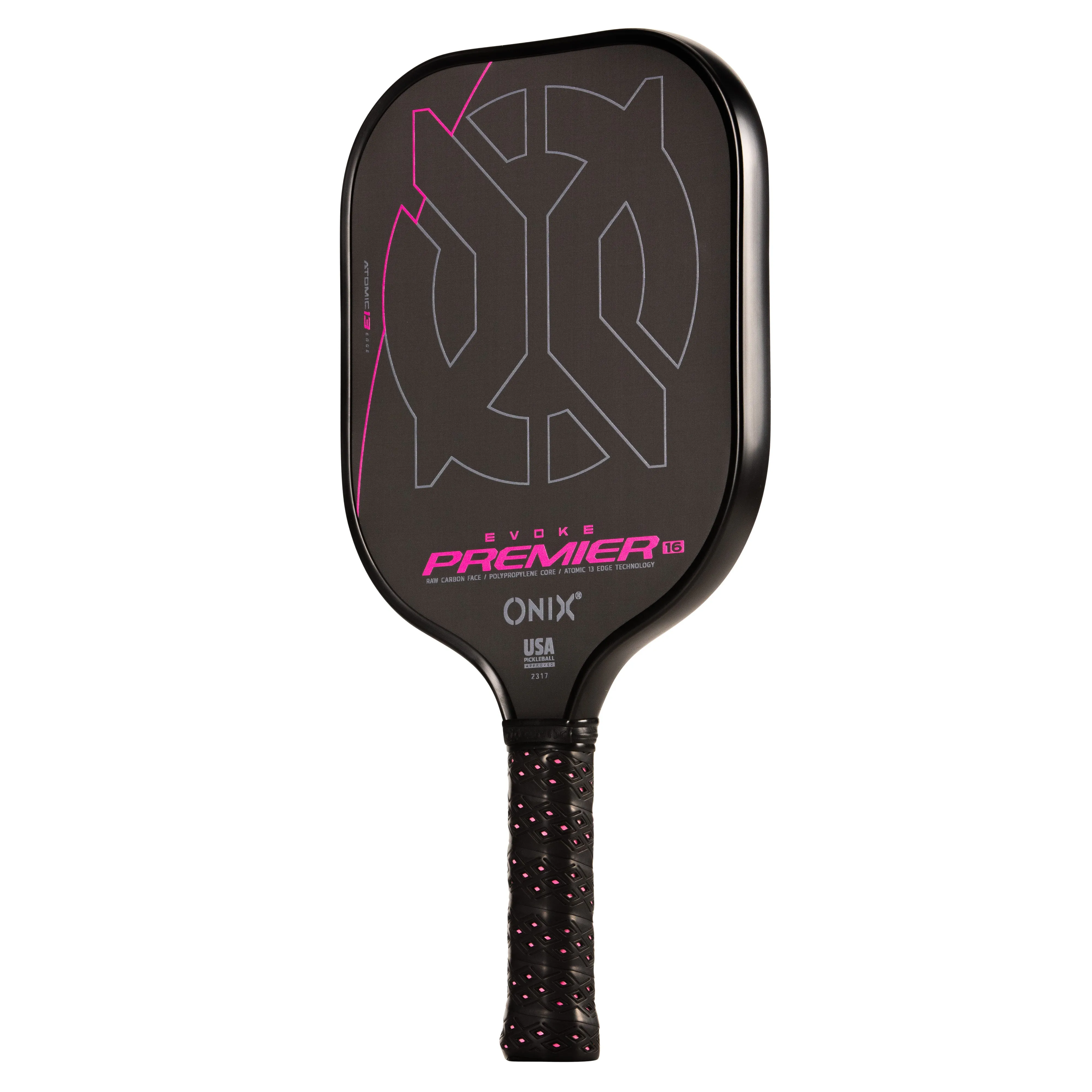 Evoke Premier Raw Carbon Fiber Pickleball Paddle