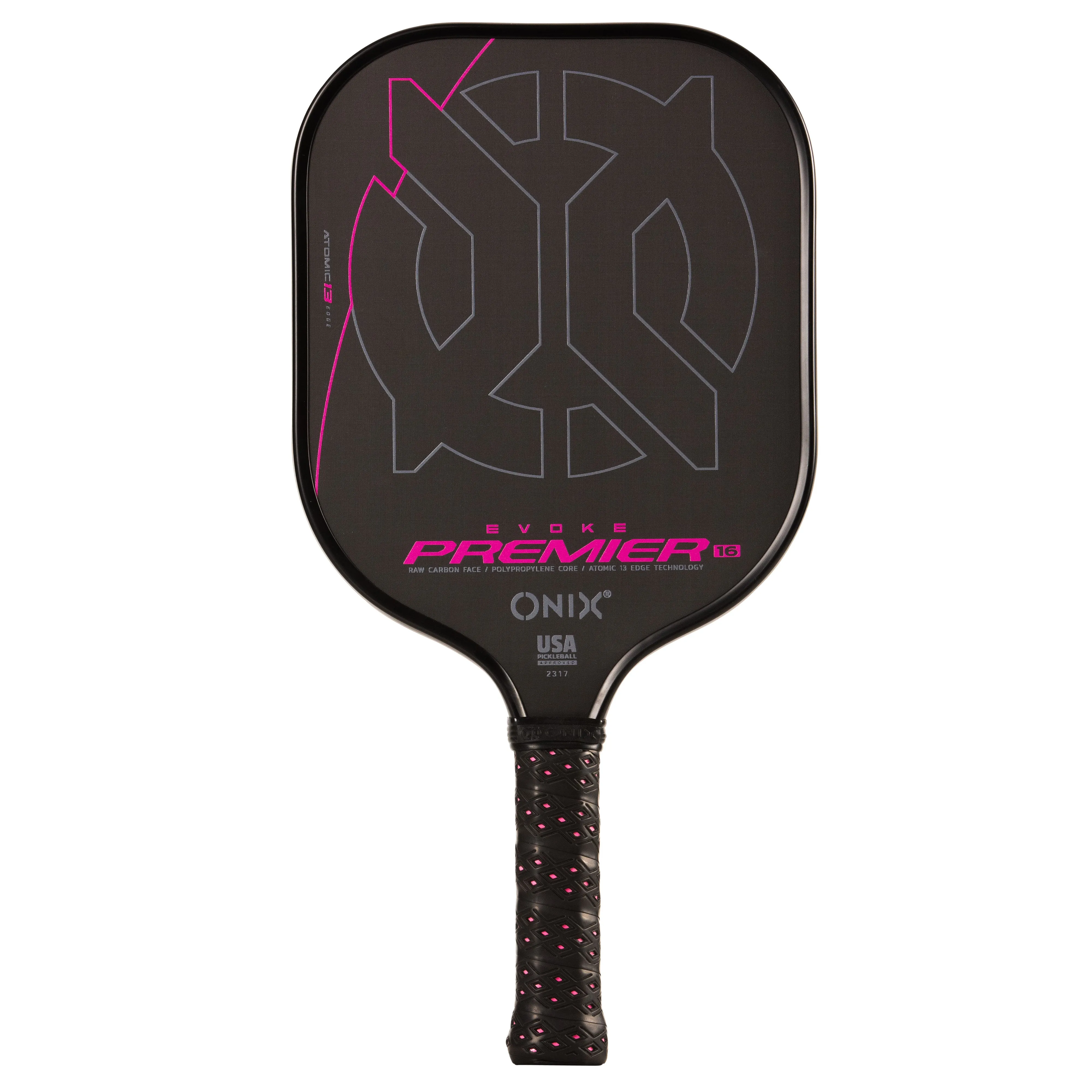 Evoke Premier Raw Carbon Fiber Pickleball Paddle