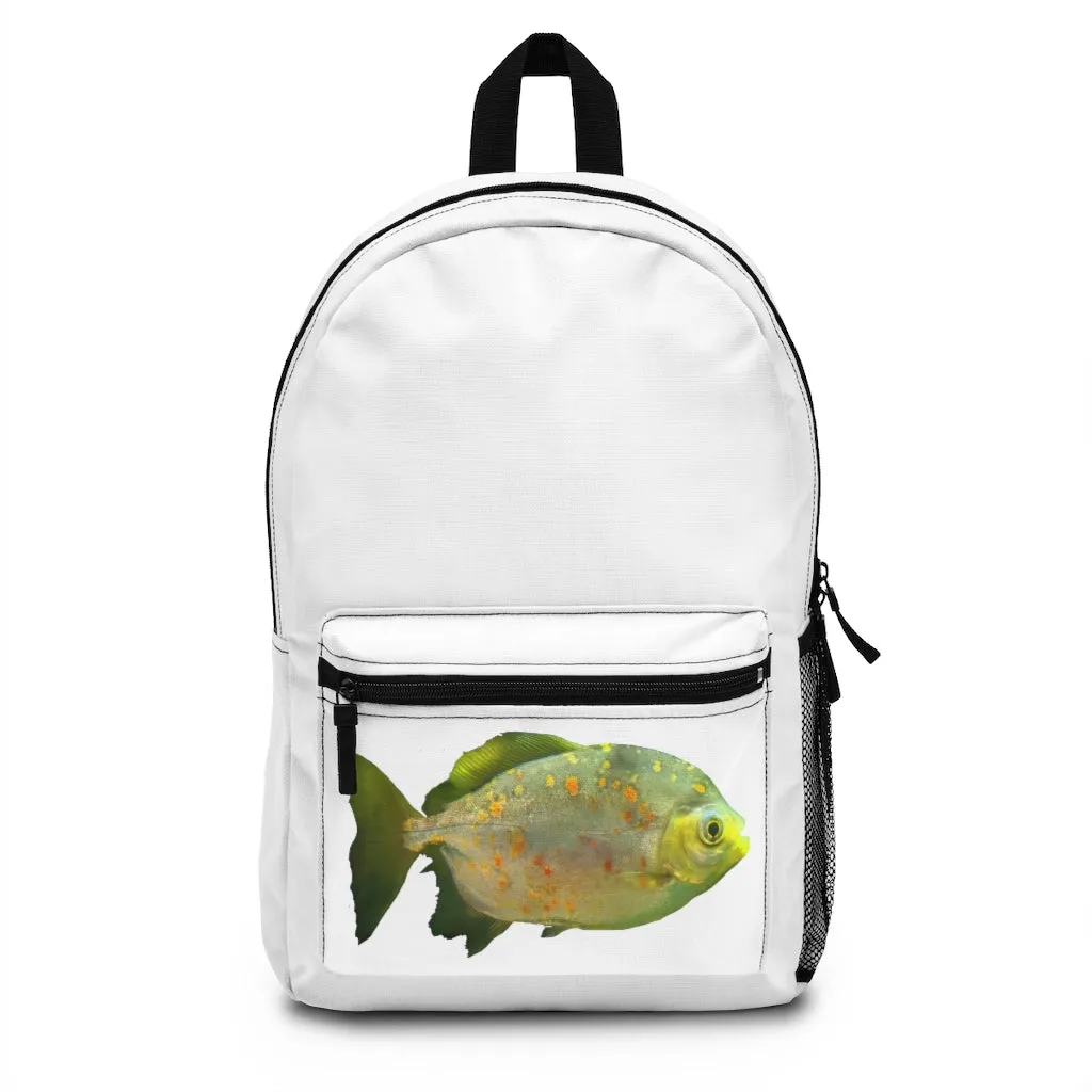 Green Fish with Specs Backpack (Made in USA)