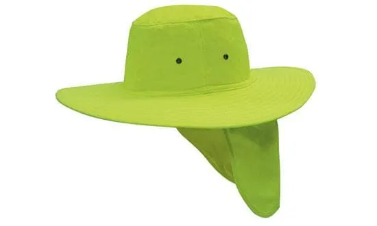 Headwear Canvas Sun Hat With Flap X12 - 4055