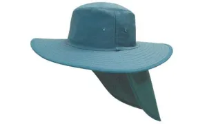 Headwear Canvas Sun Hat With Flap X12 - 4055