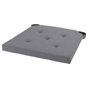 Ikea Justina chair cushion, 42/35x40x4 cm, gray