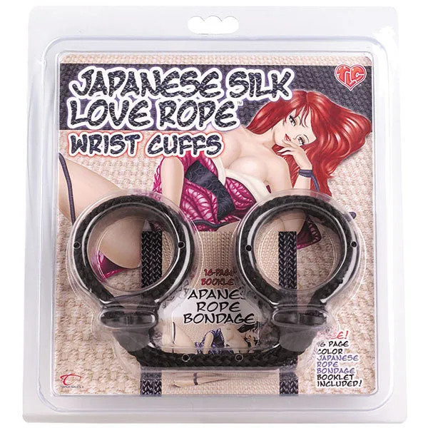 JAPANESE SILK LOVE ROPE WRIST CUFFS