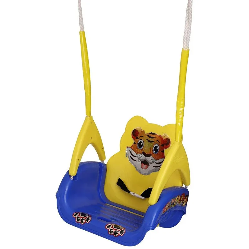 King of Swings Imported Quality 4 Stages Adjustable Baby Musical Swing (Blue)