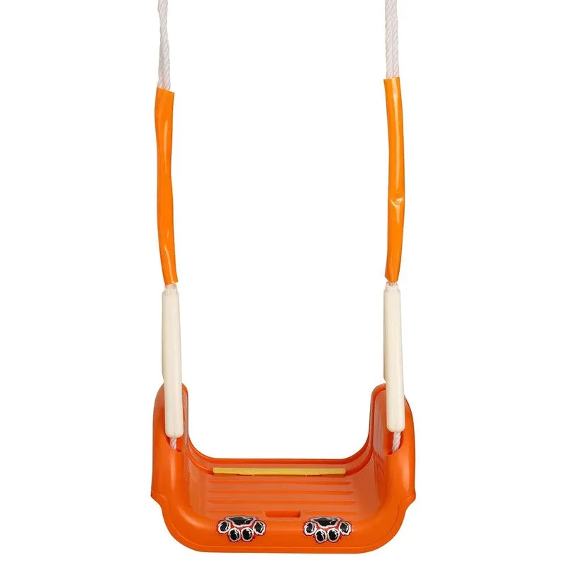 King of Swings Imported Quality 4 Stages Adjustable Baby Musical Swing (Orange)