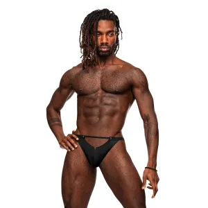 Male Power Magnificence Jock Black L/XL