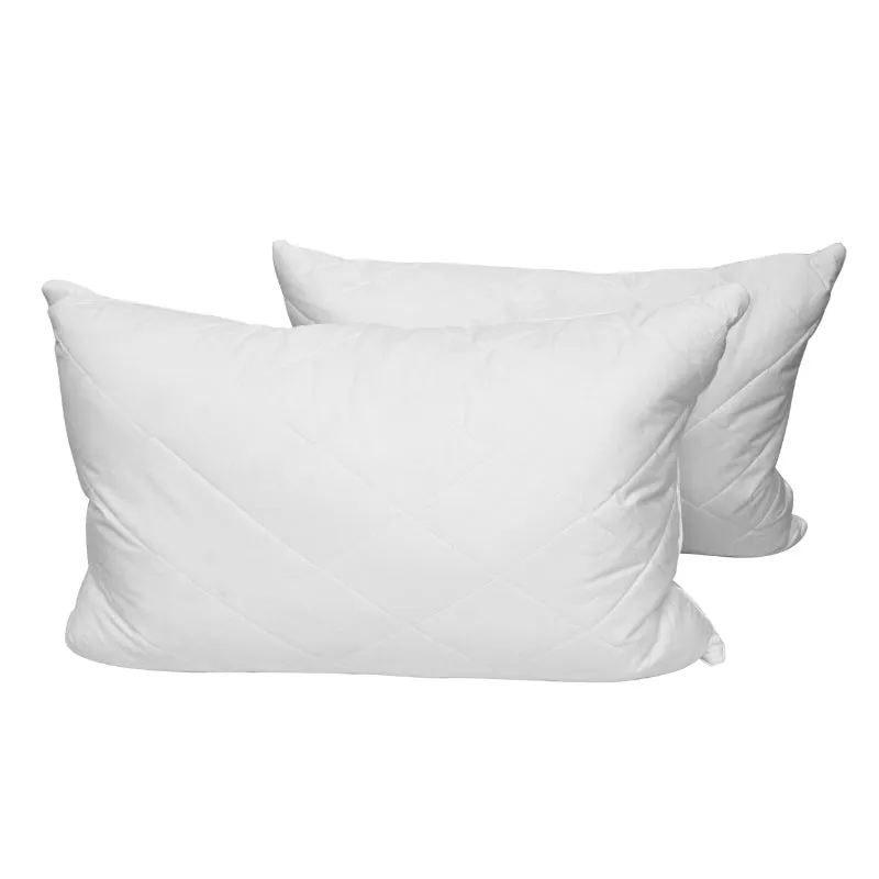 Odyssey Living Quilted Duck Feather Pillow 2 Pack