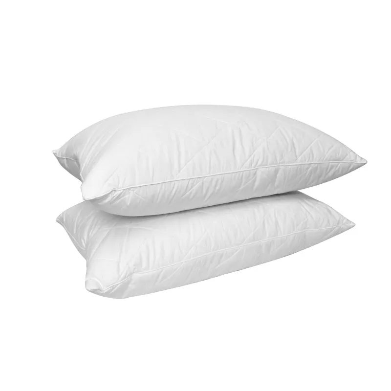 Odyssey Living Quilted Duck Feather Pillow 2 Pack