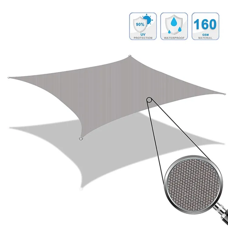 Outdoor Garden Sunshade Sail Waterproof Anti-UV Canopy, Size: 2.5m x 2.5m(Royal Blue)