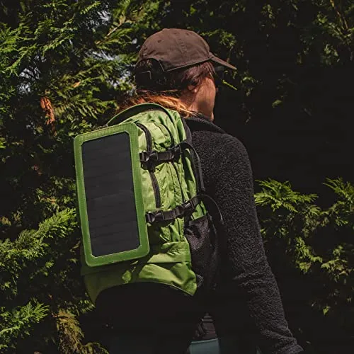 Outdoor Tech - Mountaineer Solar Backpack - Rugged 40L Outdoor Backpack with Flexible and Detachable 6.5W Solar Panel for Charging