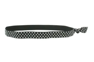 Polka Dots Mini Black White Headband (SKU 6050 HB)