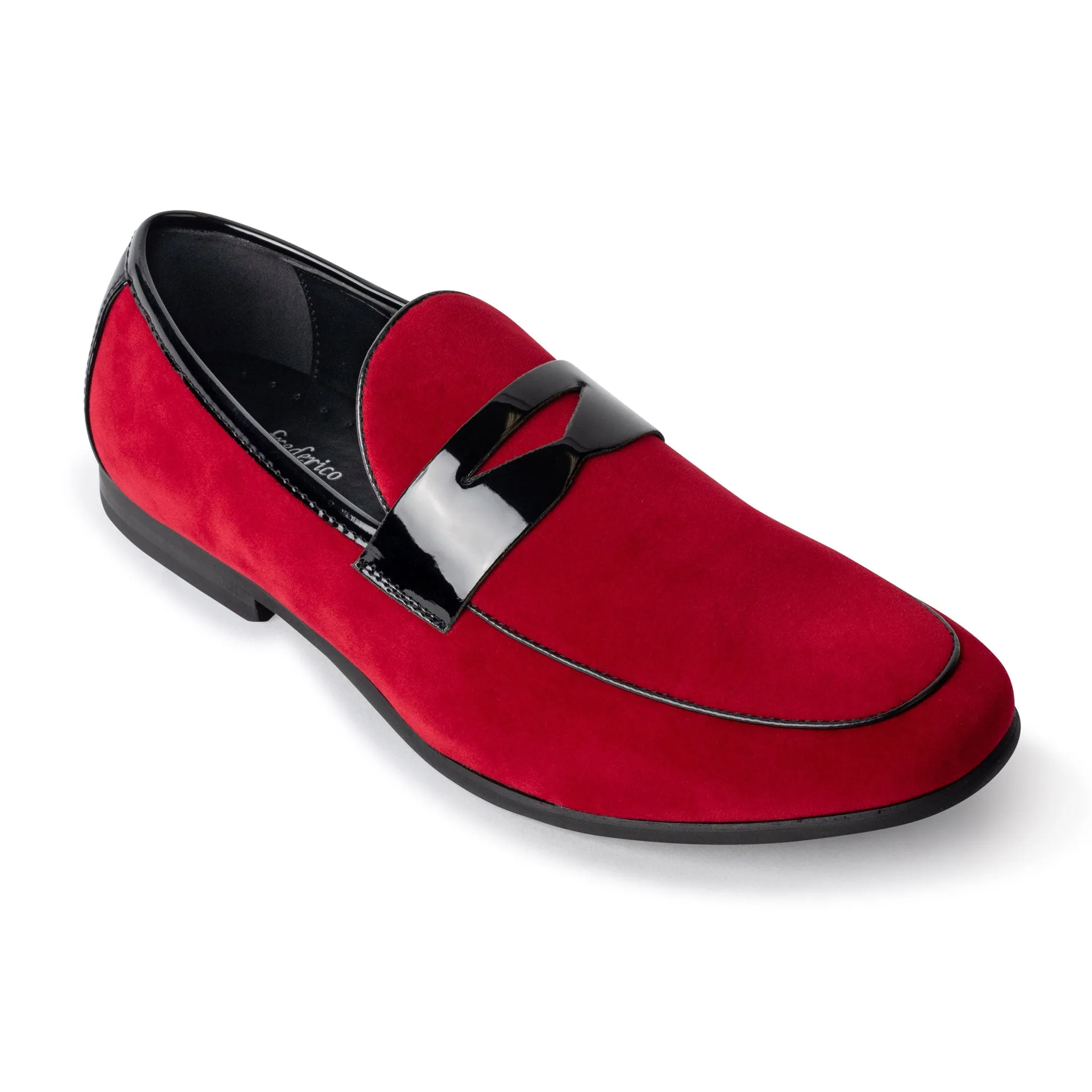 Red Suede Loafer