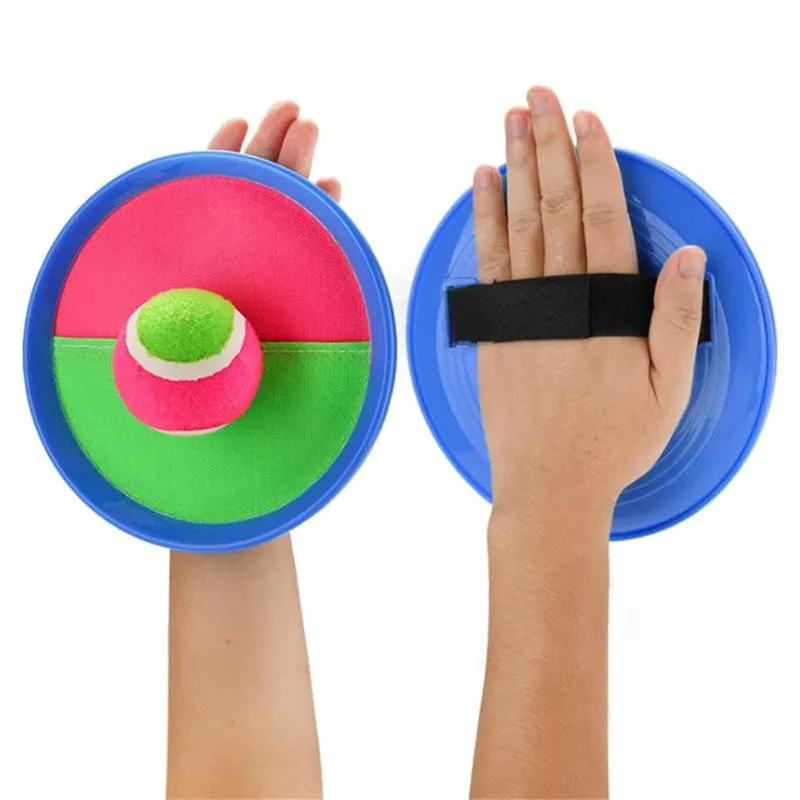 Sticky Racket Ball Throwing and Catching Suction Cup Parent-child Toy