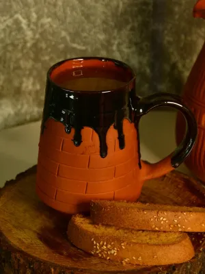 Terracotta Beer Mug: Stylish Home Decor and Kitchenware