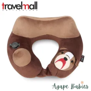 TravelMall Kid’s Inflatable Travel Pillow (Bull Dog Edition)