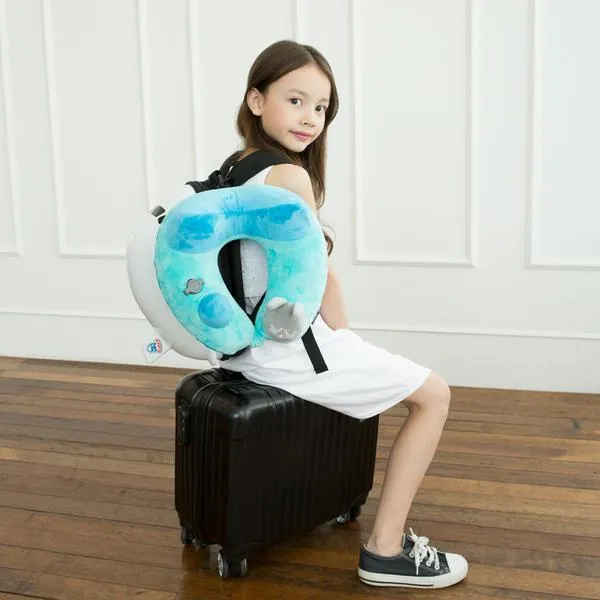 TravelMall Kid’s Inflatable Travel Pillow (Rabbit Edition)