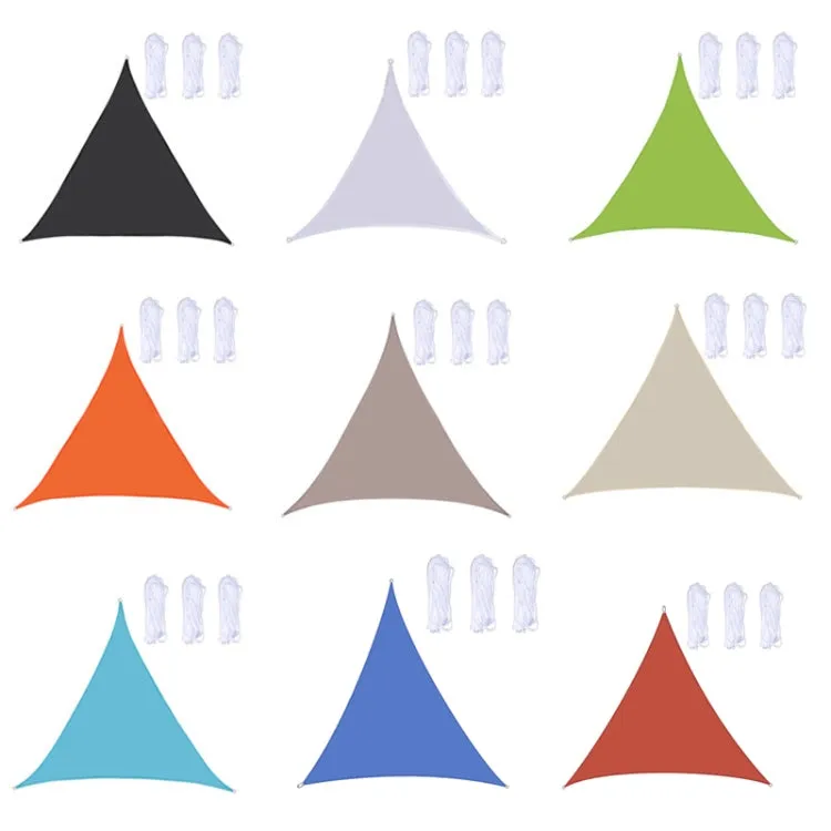 Triangle Outdoor Garden Sunshade Sail Waterproof Anti-UV Canopy, Size: 2m x 2m x 2m(Royal Blue)